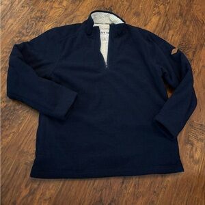 Orvis long sleeve pullover size L like new SHERPA lined half zip large